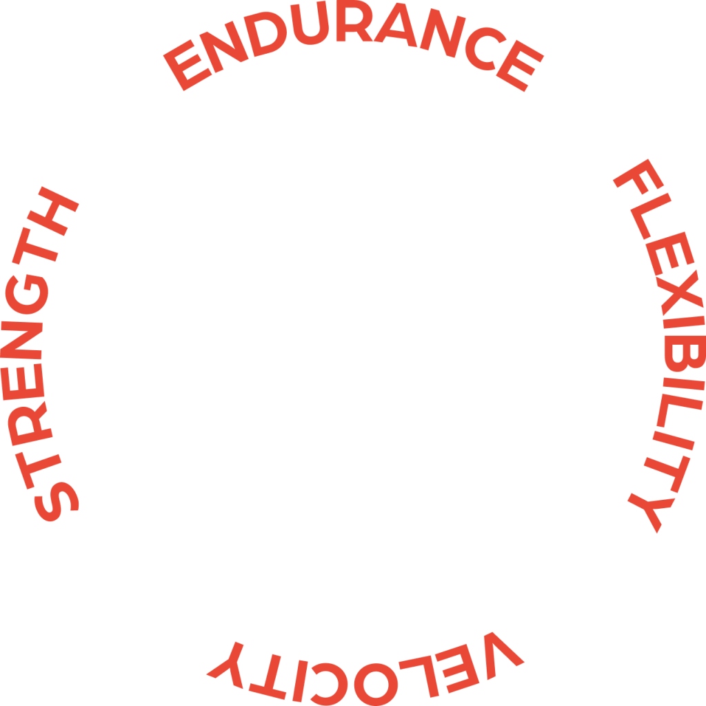 Endurance flexibility velocity strength